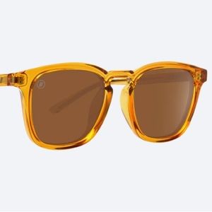 BLENDERS Sunglasses Unisex Polarized Amber Coast. New!!